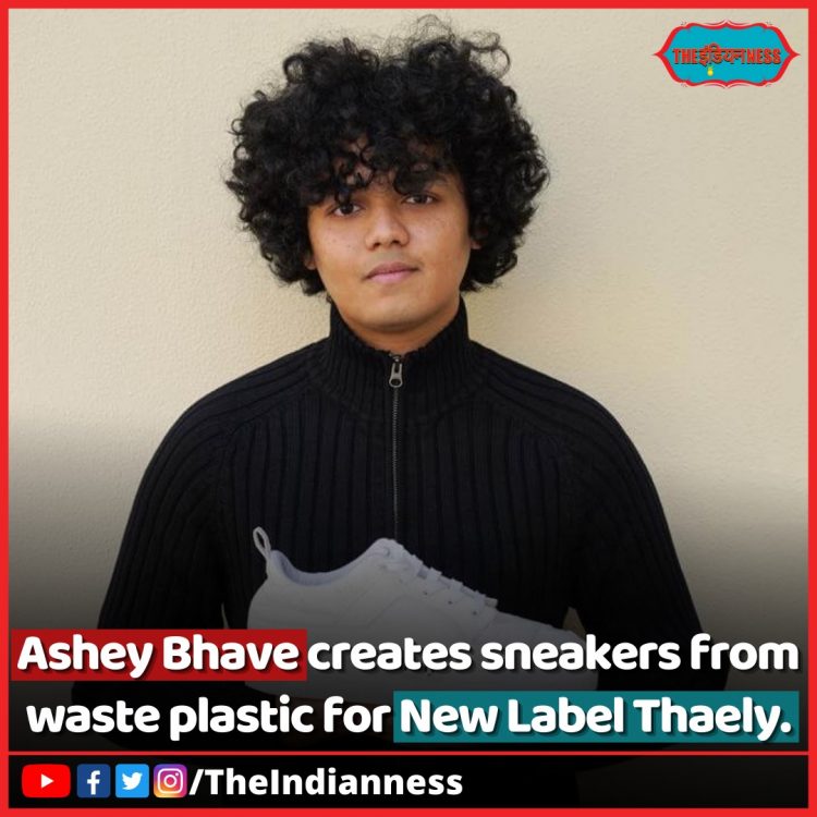 Thaely- uses discarded plastic to create its vegan sneakers.